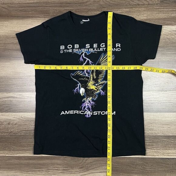 Bob Seger & The Silver Bullet Band 1986 Tour Tee Womens Shirt Sz Medium REPRINT - Picture 3 of 10